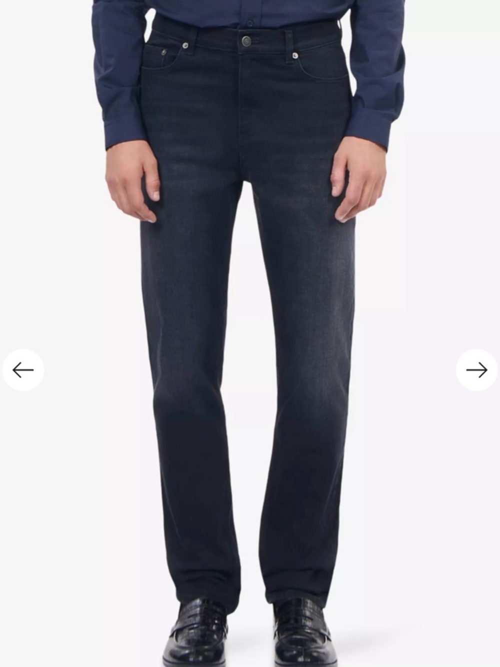 The Kooples France black slim fit jeans men’s 27x31 unisex women’s nwt $235